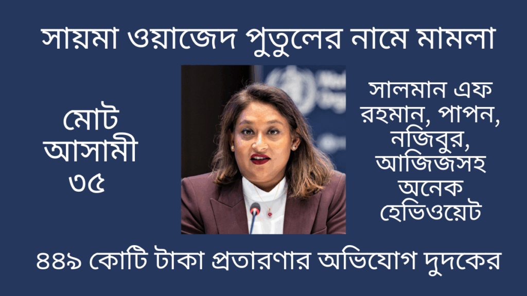 সায়মা ওয়াজেদ পুতুল